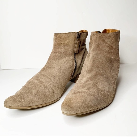 Aquatalia Suede Pointed Toe Booties SZ 10.5 - Picture 6 of 7